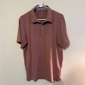 Free Fly Apparel Men's Polo Shirt - Rust Brown